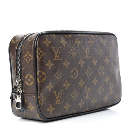 Louis Vuitton Monogram Macassar Toilet Pouch GM 3 of 7