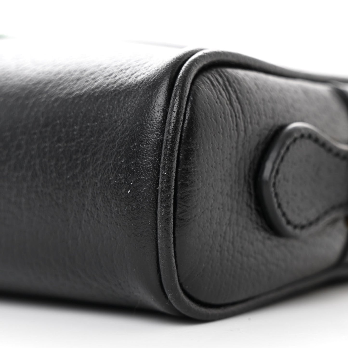 Calfskin Web Mini Ophidia Shoulder Bag Black