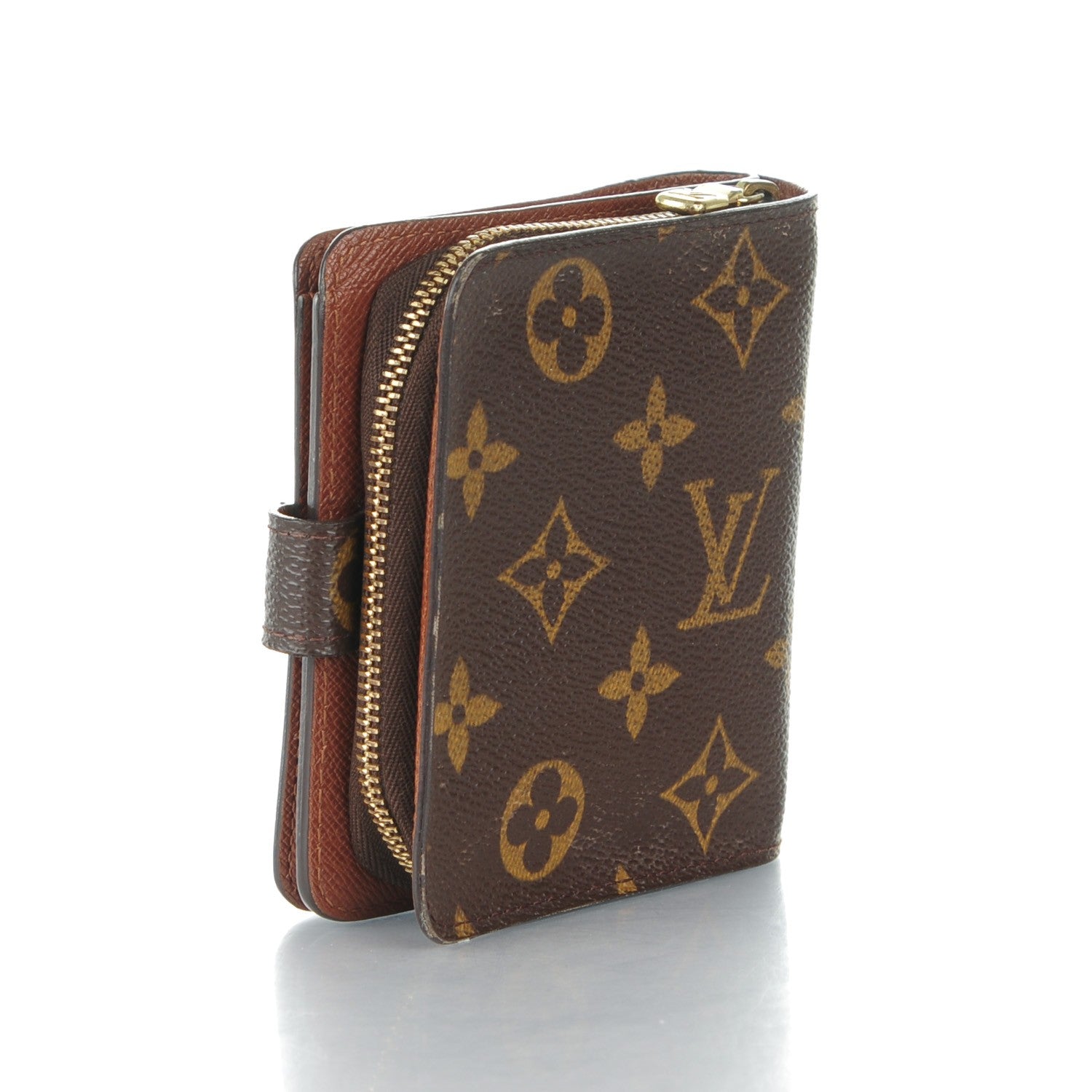 Louis Vuitton Monogram Compact Zippe Zipped Wallet 3 of 8