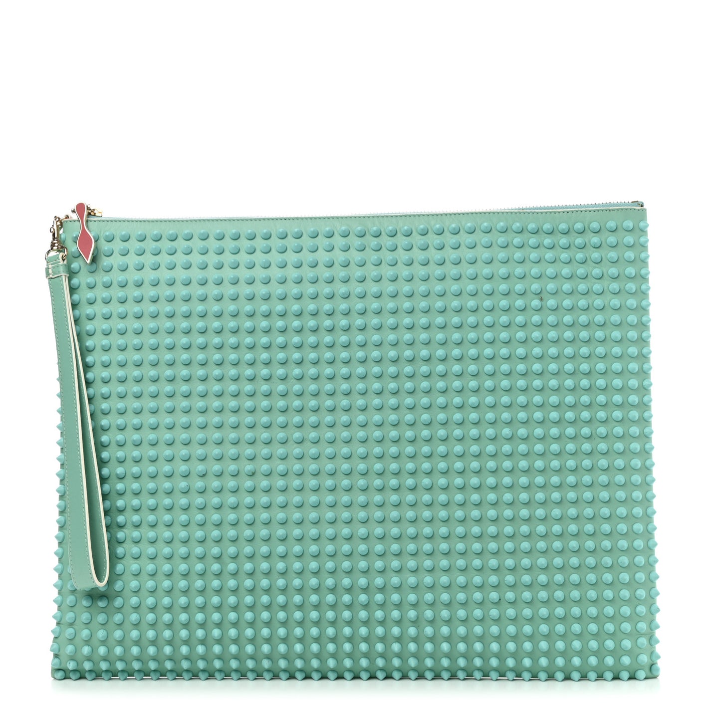 Peter Spikes Medium Pouch Turquoise