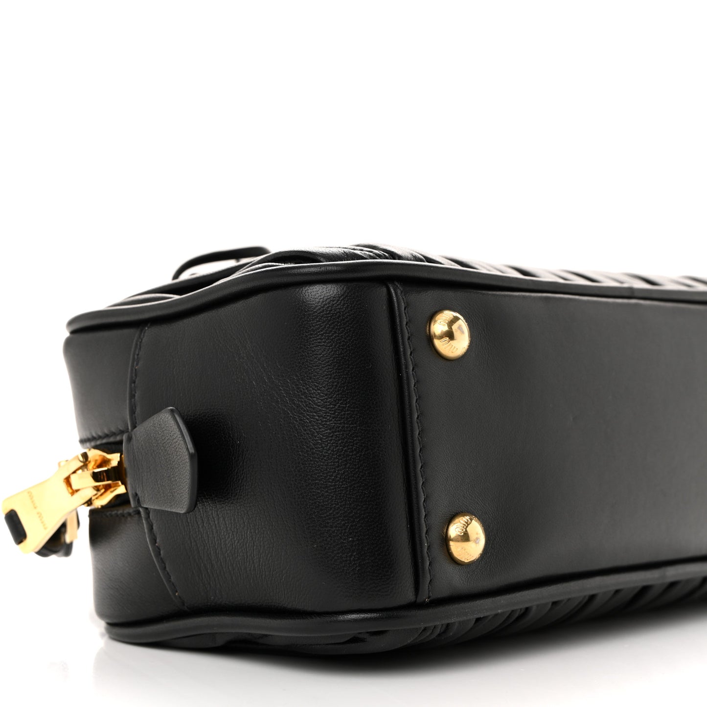 Nappa Matelasse Regular Arcadie Top Handle Bag Black