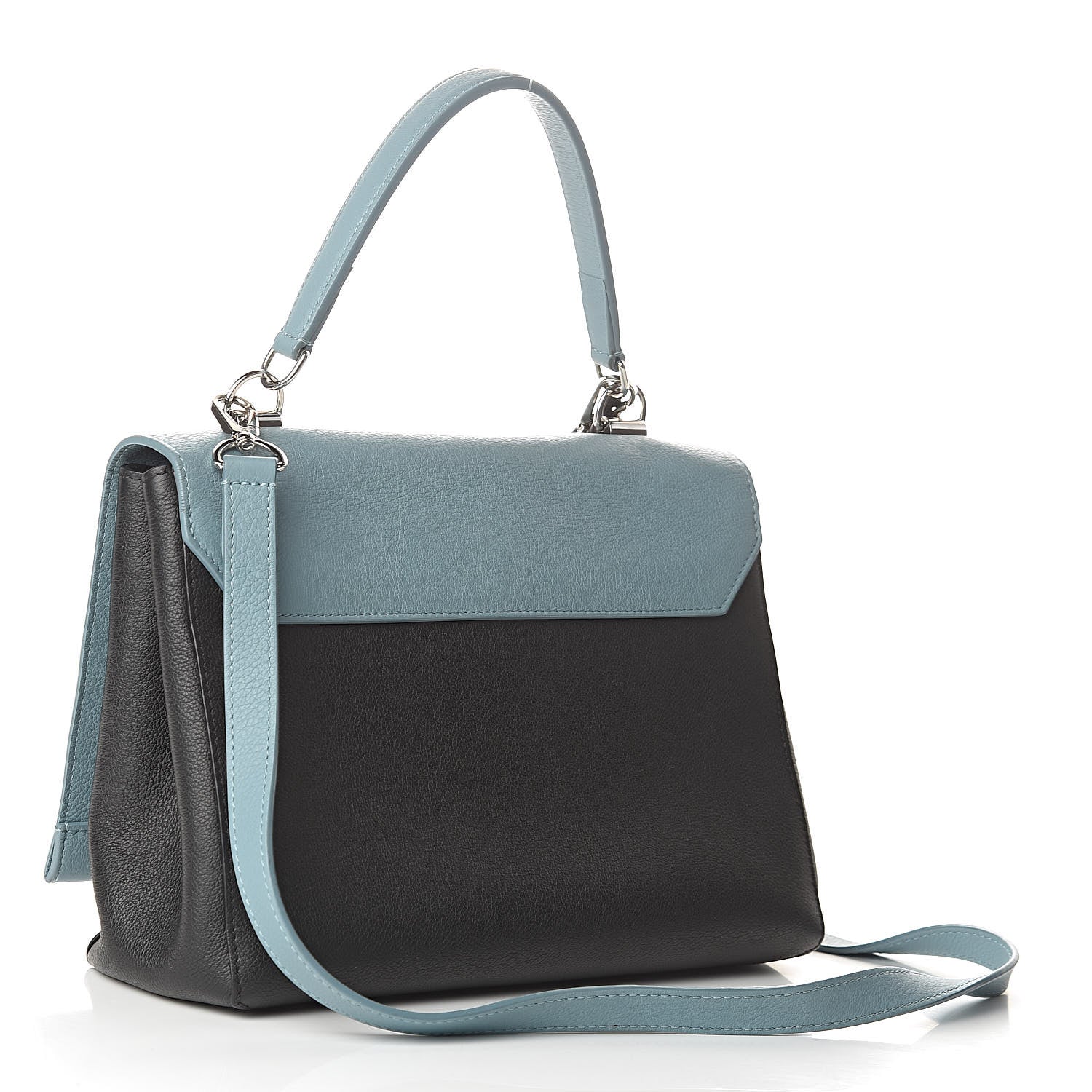 Louis Vuitton Soft Calfskin Lockme II Top Handle Sky 3 of 13