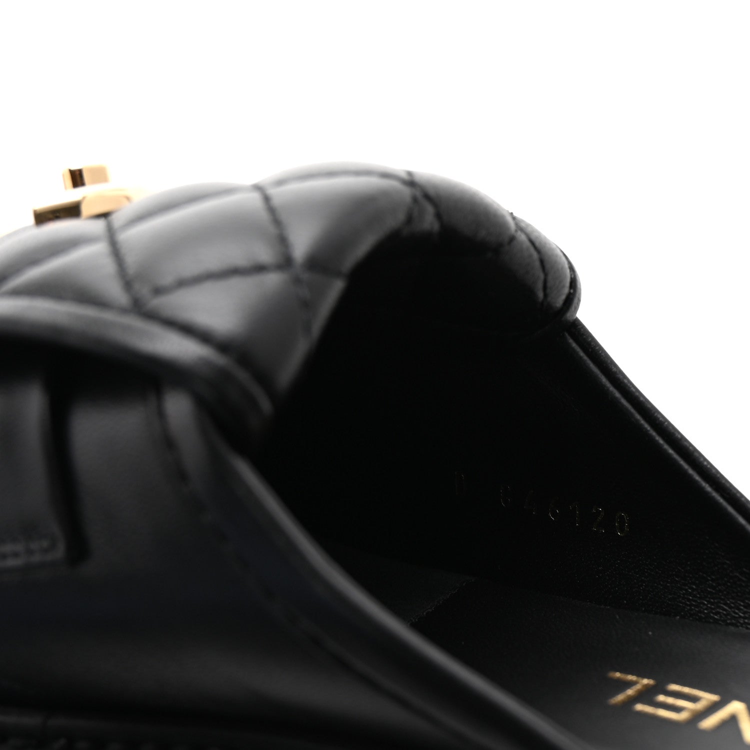 Chanel Lambskin Quilted CC Turnlock Mules 38.5 Black 9 of 10