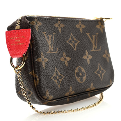 Louis Vuitton Monogram 2021 Christmas Animation London Mini Pochette Accessories Red 3 of 8