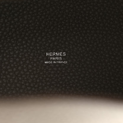 Hermes Taurillon Clemence Picotin Lock 22 MM Etoupe 6 of 10