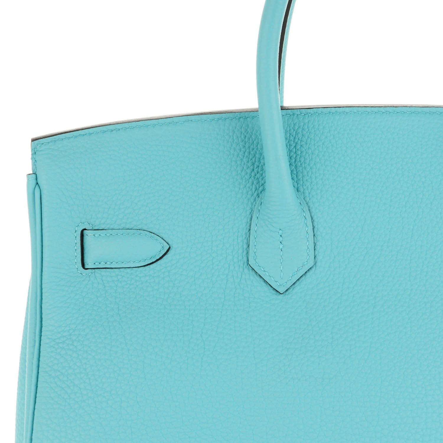 Hermes Togo Birkin 35 Bleu Atoll 12 of 23