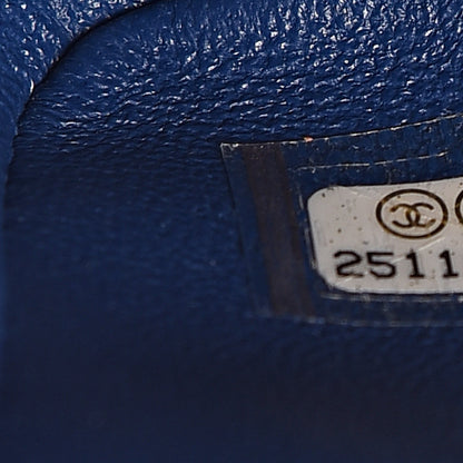 Chanel Lambskin Quilted Mini Rectangular Flap Blue 11 of 12