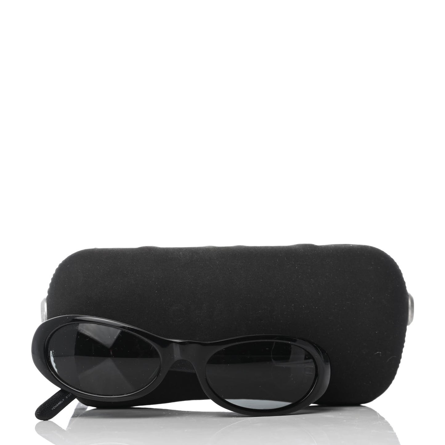 Lambskin Quilted CC Sunglasses 5129-Q Black