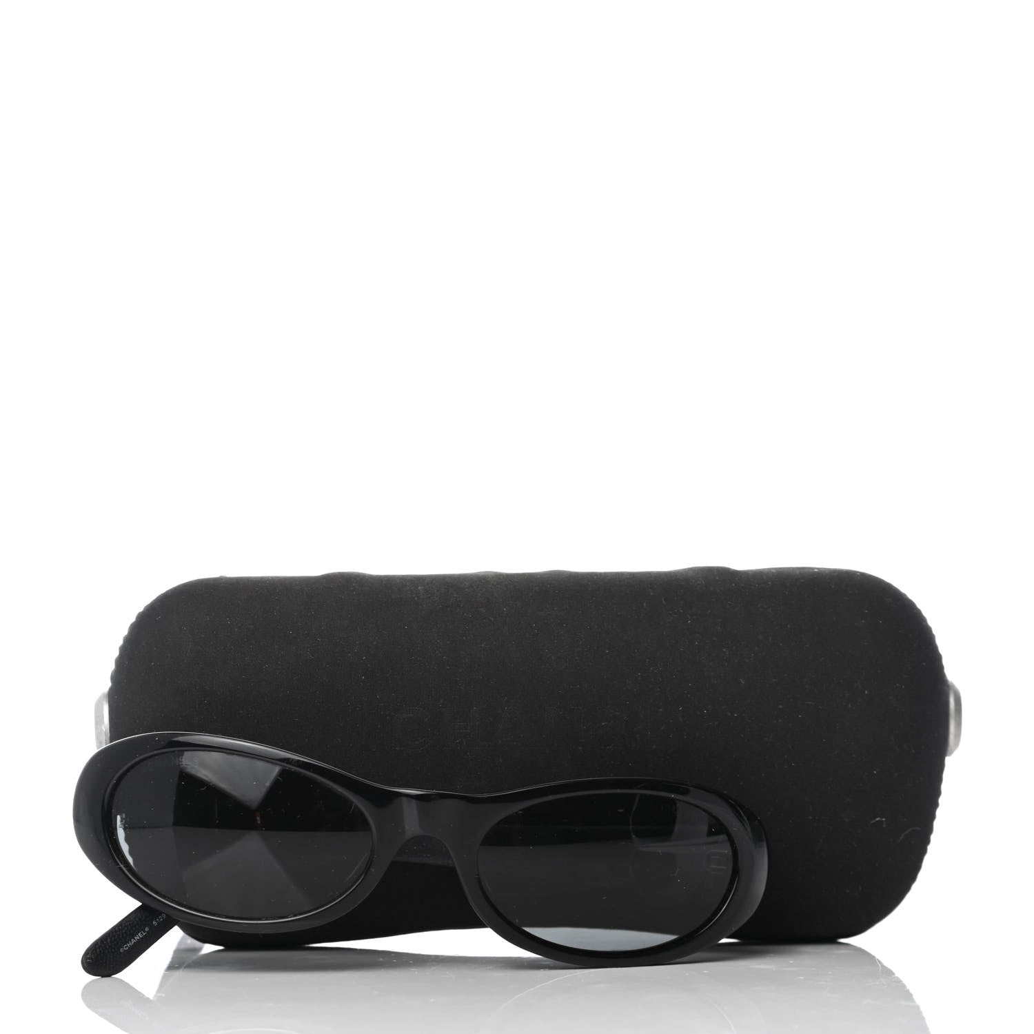 Chanel Lambskin Quilted CC Sunglasses 5129-Q Black 9 of 9