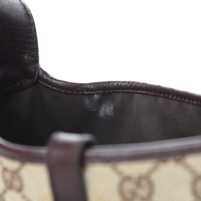 Gucci Monogram Web Small Jackie O Hobo Dark Brown 14 of 14