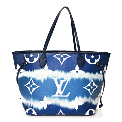 Louis Vuitton Monogram Escale Neverfull MM Blue 1 of 8