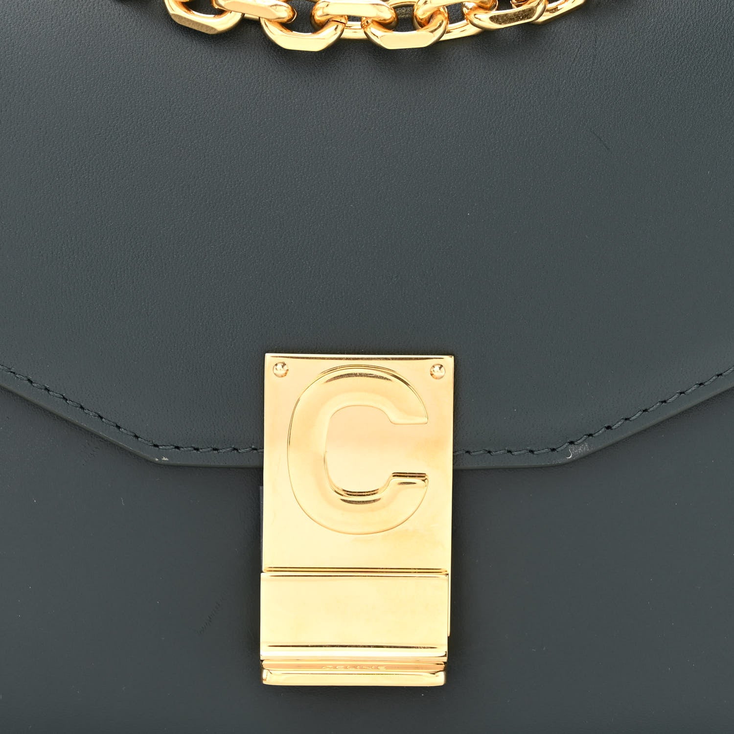 Celine Shiny Calfskin Medium C Bag Amazone 8 of 13