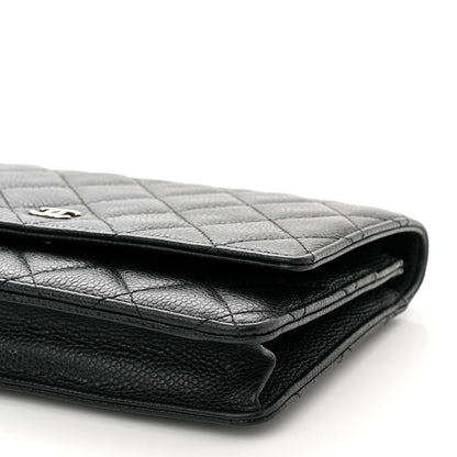 Chanel Caviar Quilted Wallet on Chain WOC Black 11 of 11