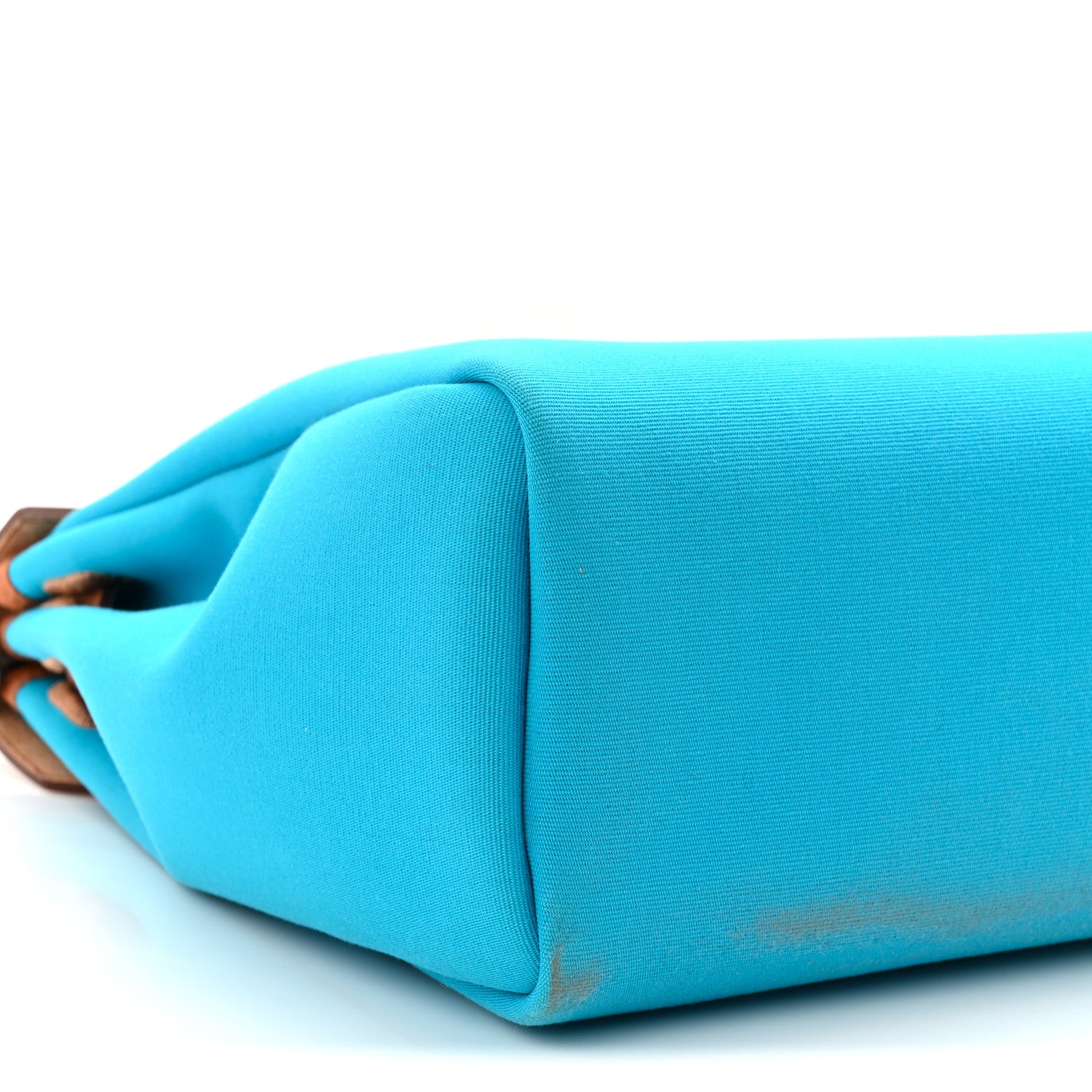Hermes Toile Officier Vache Hunter Verso Herbag Zip Retourne PM 31 Bleu Azteque Menthe 10 of 11