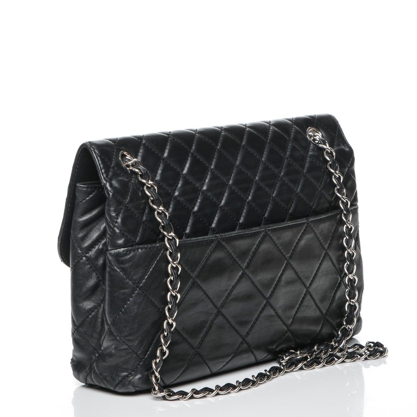 Calfskin Quilted In The Business Flap Bag Black