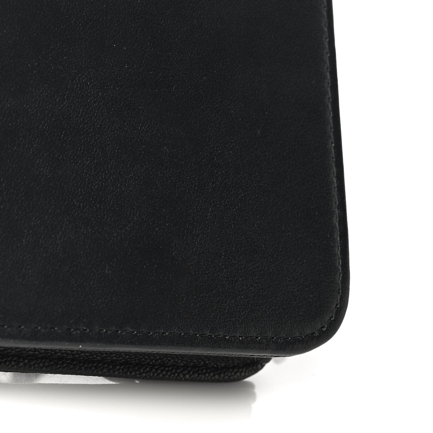 Caviar Quilted Boy Wallet On Chain WOC Navy