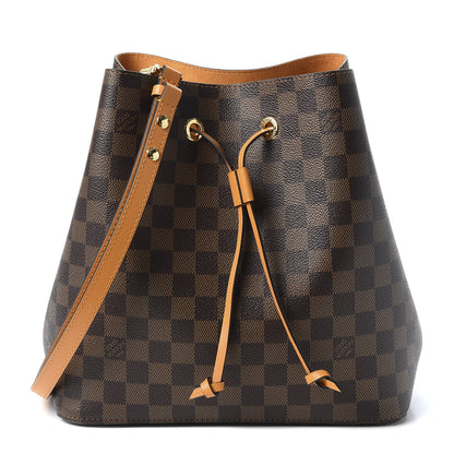 Louis Vuitton Damier Ebene Neonoe MM Safran 1 of 8