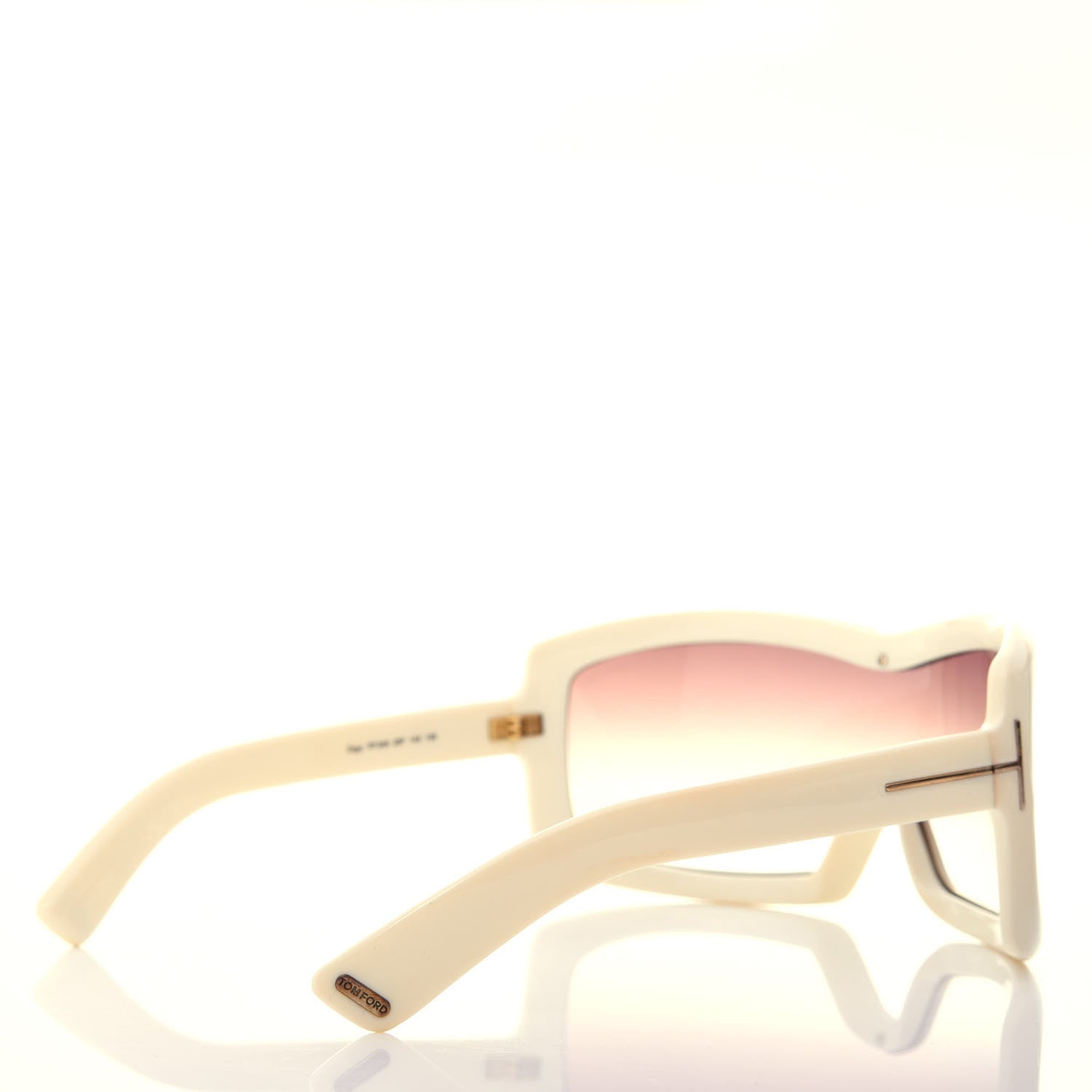 Tom Ford Olga Square Shield Sunglasses TF305 White 4 of 8