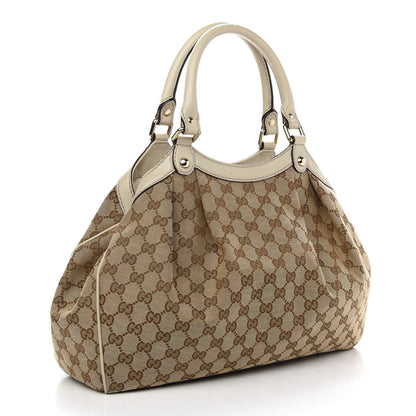 Gucci Monogram Medium Sukey Tote Off White 3 of 9