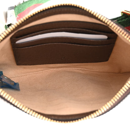 Gucci GG Supreme Monogram Web Ophidia Utility Belt Bag 95 38 Beige Ebony New Acero 5 of 12