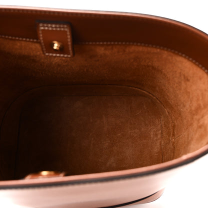 Celine Smooth Calfskin Small Cuir Triomphe Bucket Bag Tan 5 of 9