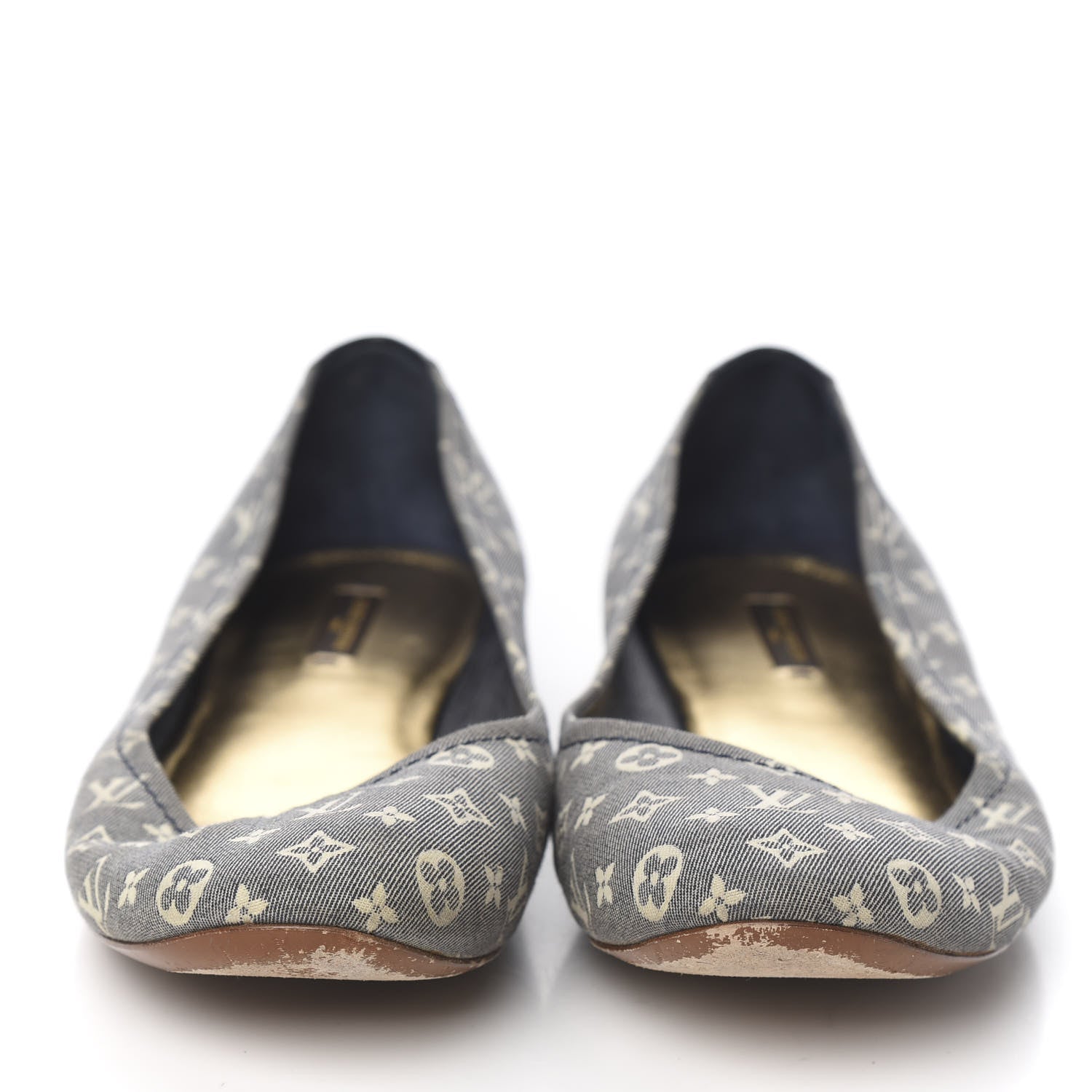 Louis Vuitton Monogram Idylle Ballerina Flats 40 Encre 2 of 14