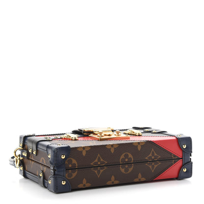 Louis Vuitton Monogram Malletage Print Petite Malle Marine Rouge 4 of 8