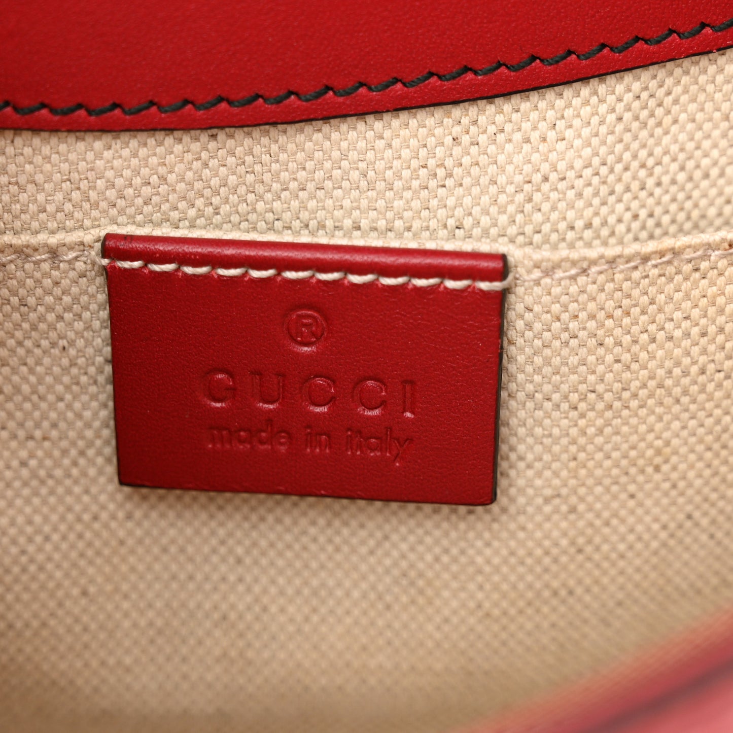 Guccissima Mini Emily Chain Shoulder Bag Red