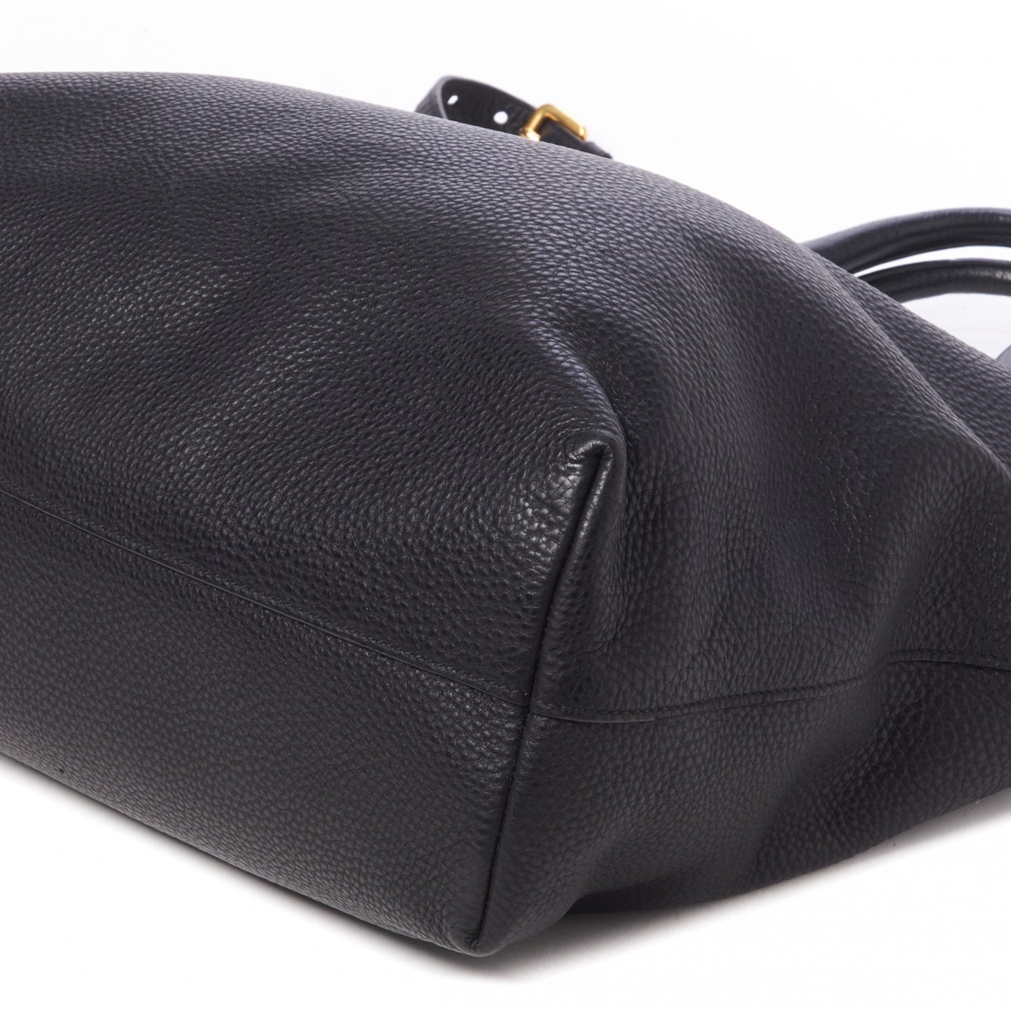 Vitello Daino Tote Black