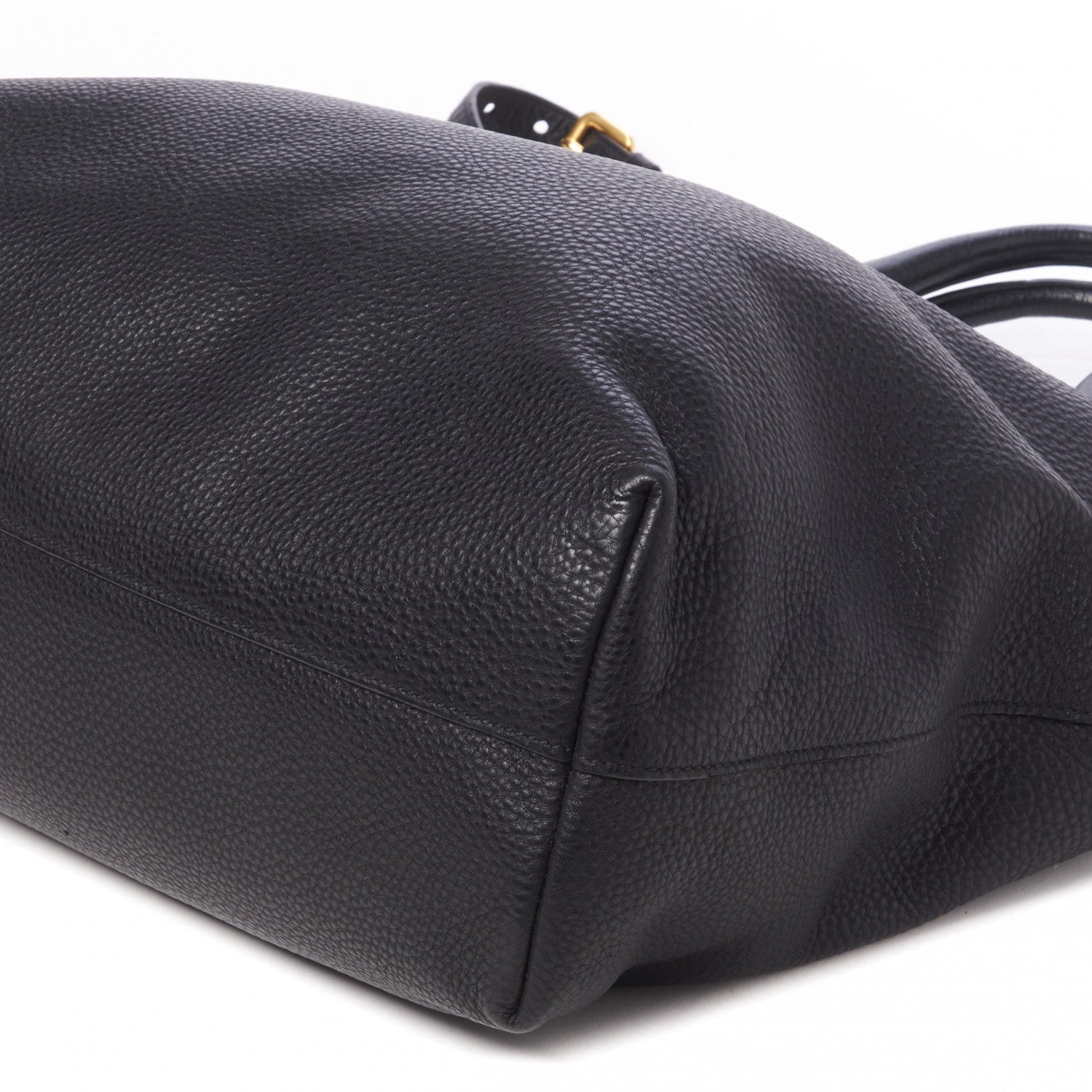 Prada Vitello Daino Tote Black 5 of 8