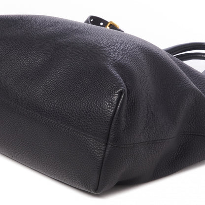 Prada Vitello Daino Tote Black 5 of 8