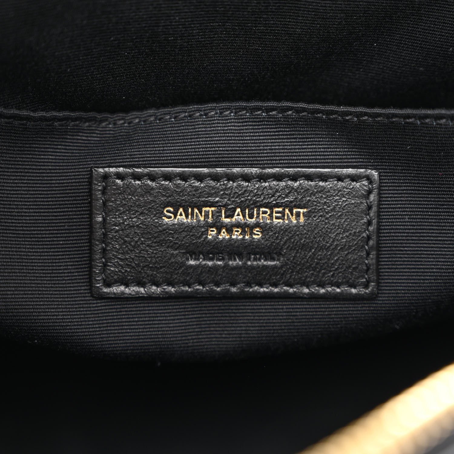 Saint Laurent Calfskin Matelasse Monogram Lou Camera Bag Black 6 of 10