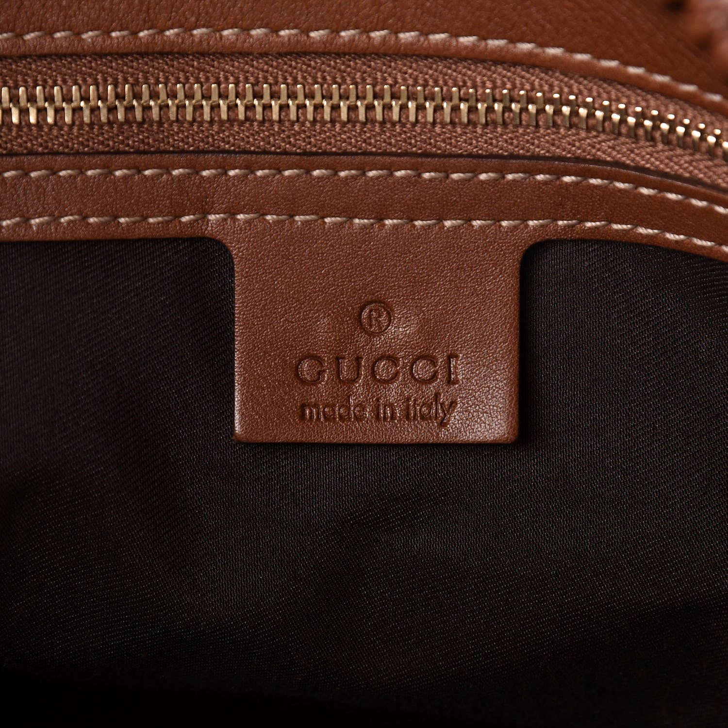 Gucci Calfskin Large Horsebit Chain Hobo Brown 6 of 10