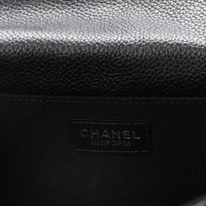 Chanel Grained Calfskin Quilted 2.55 Reissue Flap Belt Bag Clutch Black 6 of 10