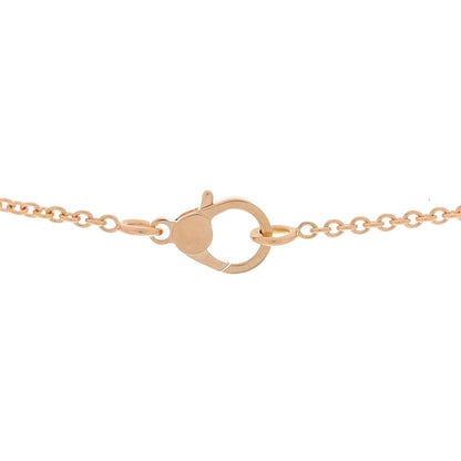 Hermes 18K Rose Gold Diamond Finesse Pendant Necklace 4 of 4