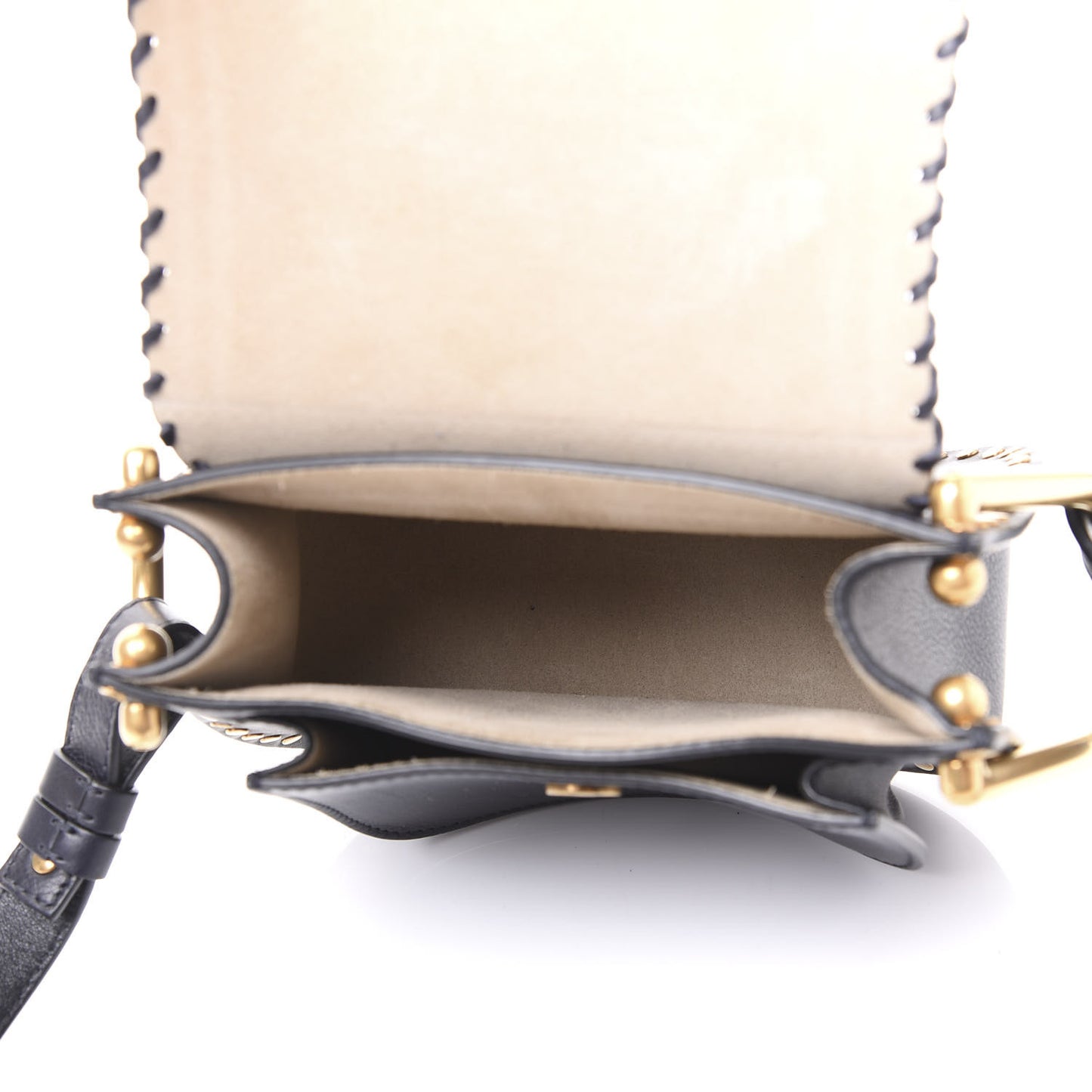 Calfskin Mini Hudson Tassel Shoulder Bag Full Blue