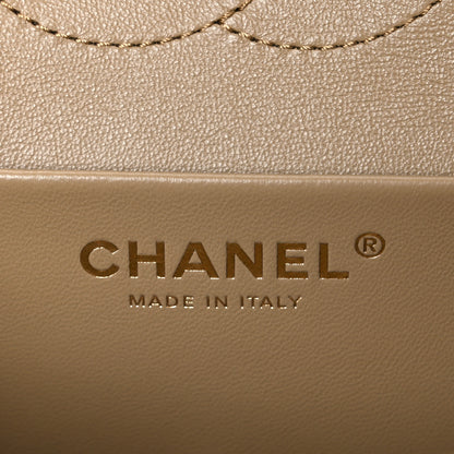 Chanel Suede Calfskin Mini Souplissimo Maxi Flap Dark Beige 6 of 12