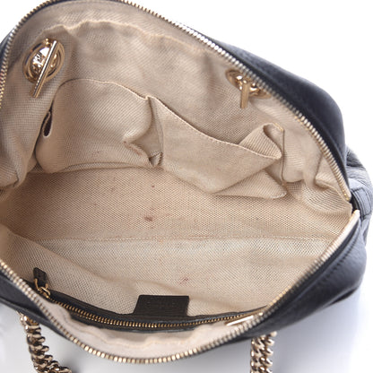 Gucci Pebbled Calfskin Small Soho Bowler Black 5 of 10