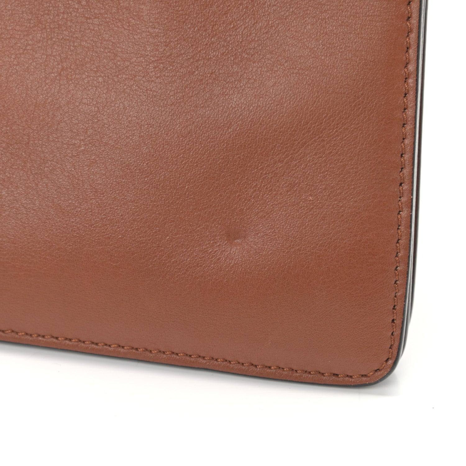 Chloe Suede Calfskin Medium Faye Shoulder Bag Tobacco 12 of 14