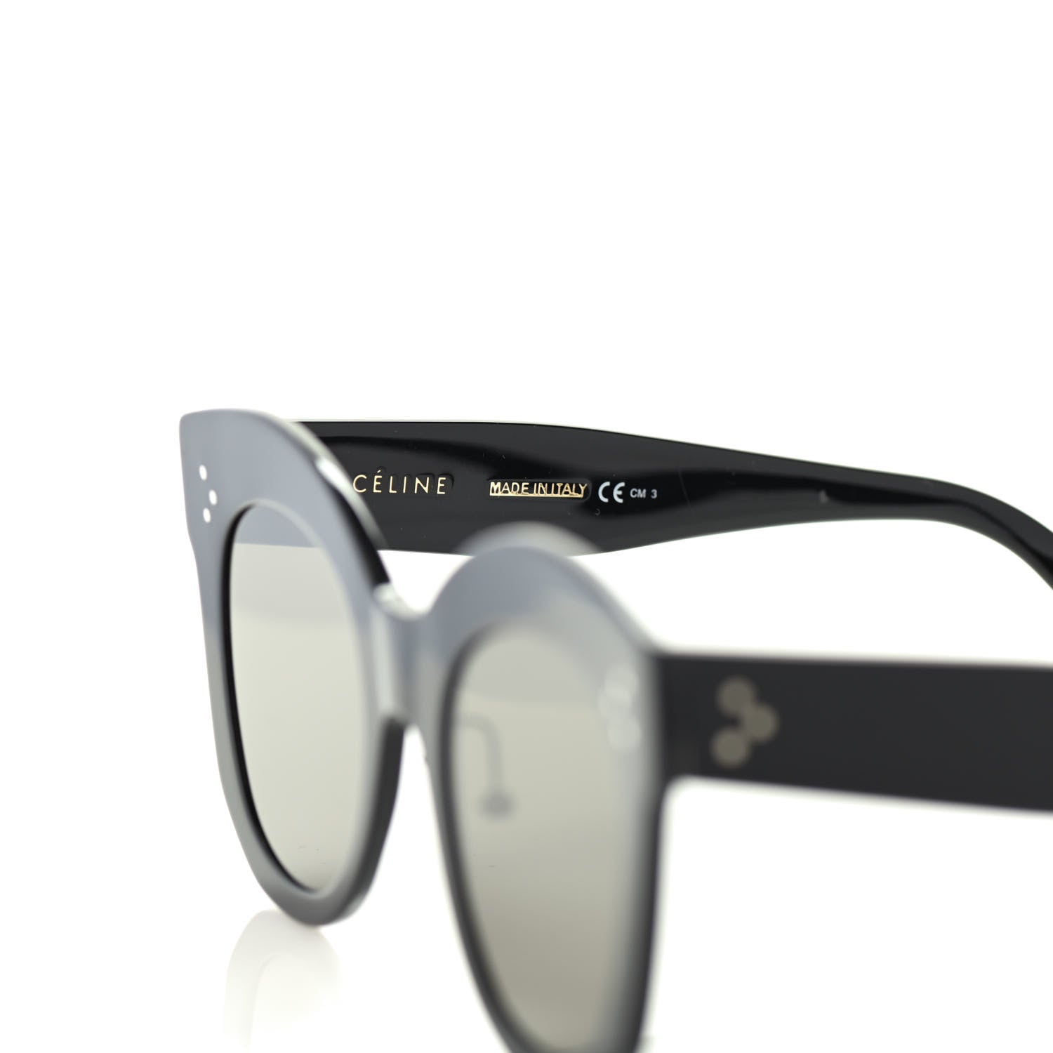 Celine Chris Sunglasses CL 41443/S Black 5 of 6