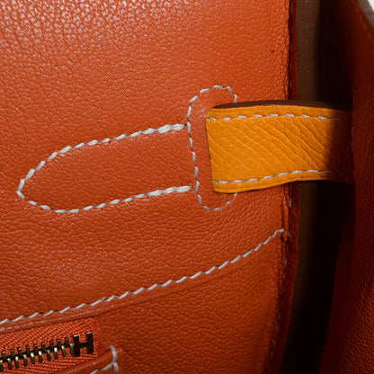 Hermes Epsom Candy Birkin 35 Jaune D'Or 7 of 21