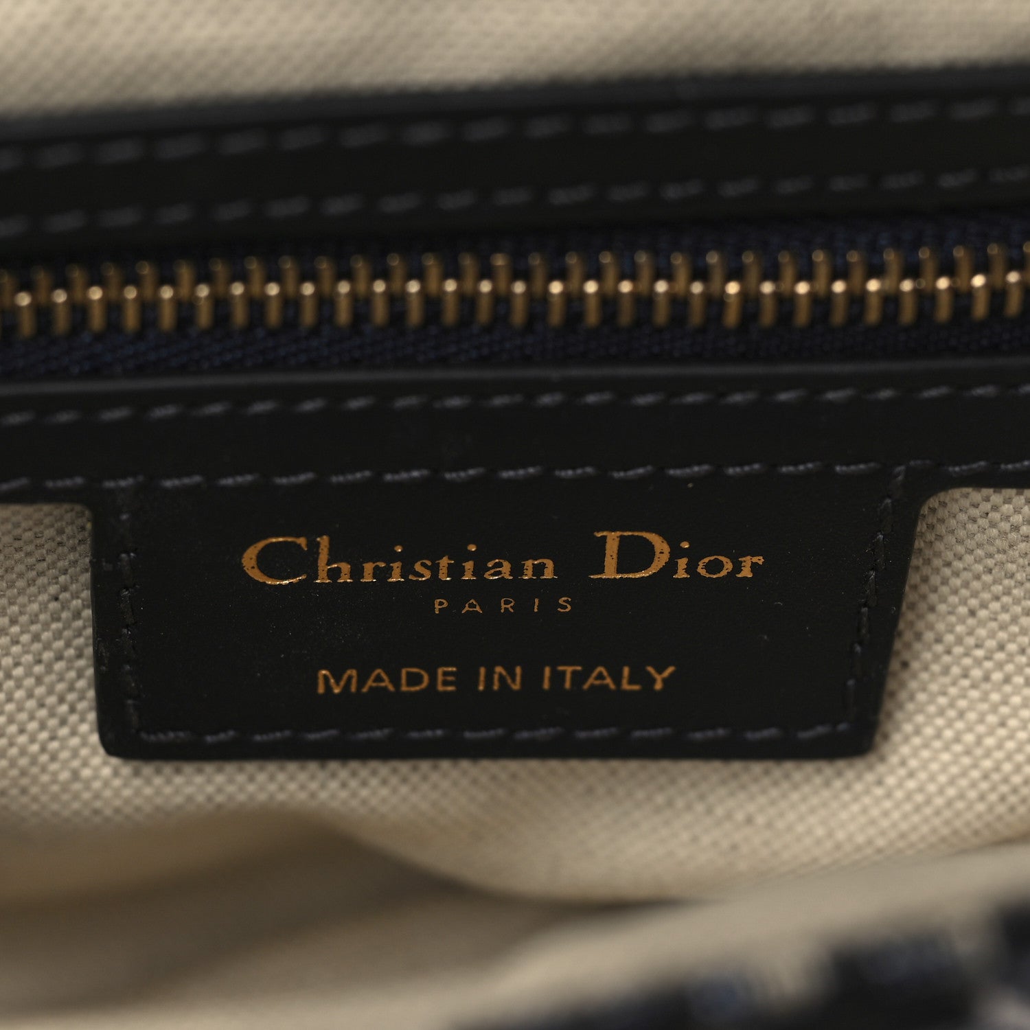 Christian Dior Oblique Saddle Bag Blue 6 of 9
