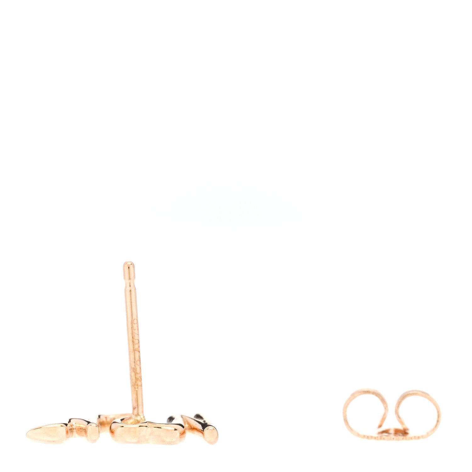 Tiffany 18K Rose Gold Graffiti Non Single Earring 3 of 5