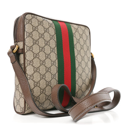Gucci GG Supreme Monogram Web Small Ophidia Messenger Bag Brown 3 of 10