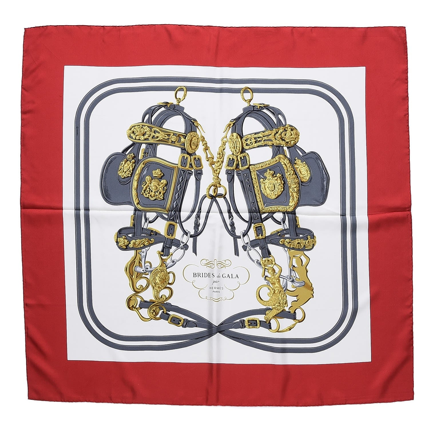 Hermes Silk Brides De Gala Scarf 90 1 of 3