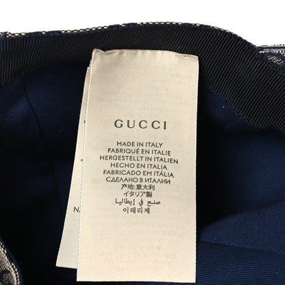 Gucci Monogram Web Baseball Hat L Beige Blue 7 of 7
