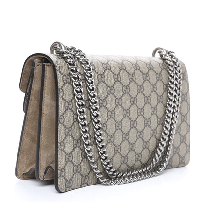 Gucci GG Supreme Monogram Small Dionysus Shoulder Bag Taupe 2 of 10