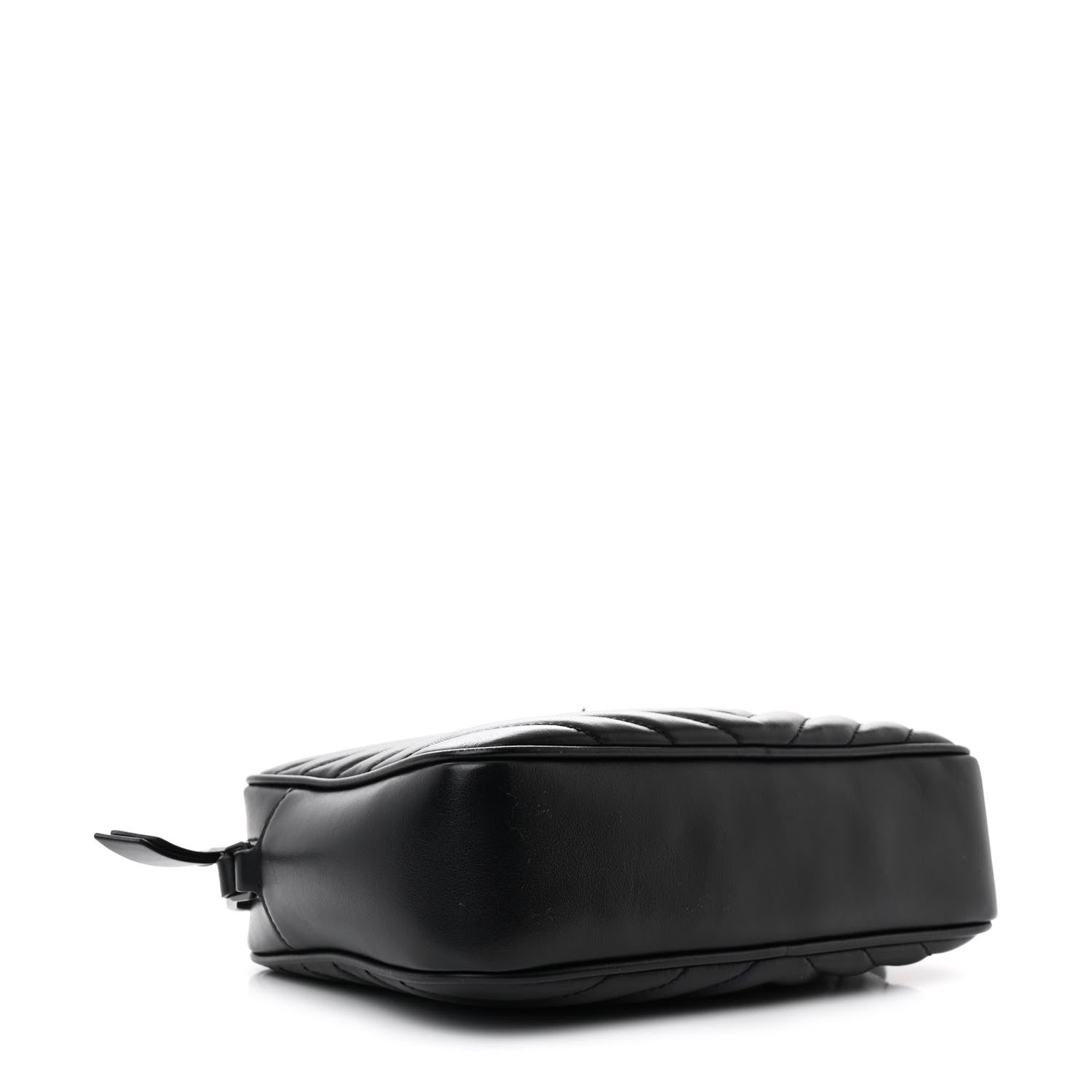 Saint Laurent Calfskin Matelasse Monogram Monochrome Lou Camera Bag Black 4 of 11