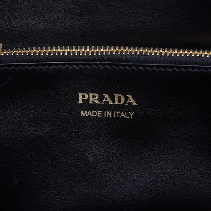Prada Saffiano City Calfskin Medium Esplanade Tote Black 8 of 9