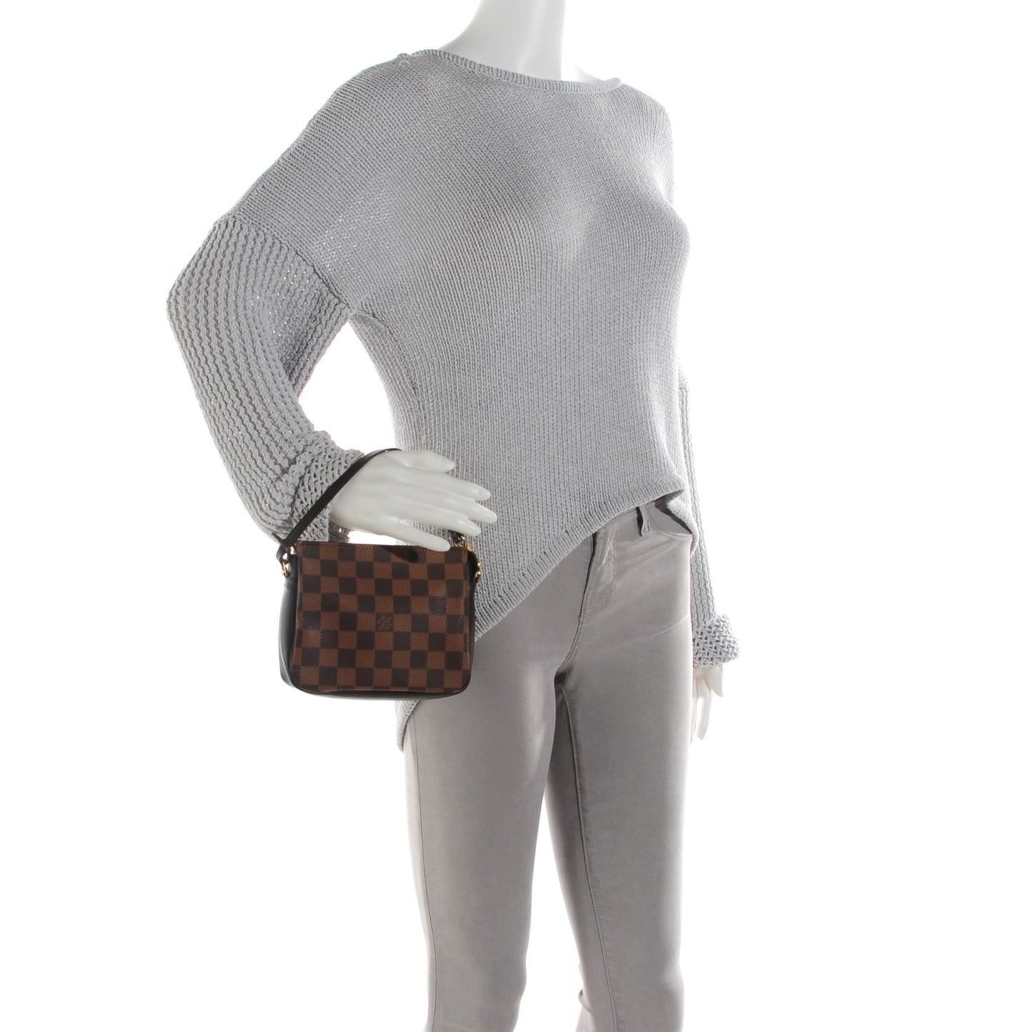 Damier Ebene Trousse Make Up Bag Pochette